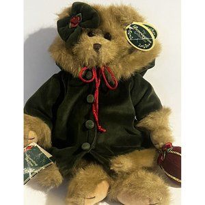 Bearington Collection #1351 Decorating the Tree 13” Plush Jointed Bear Christmas